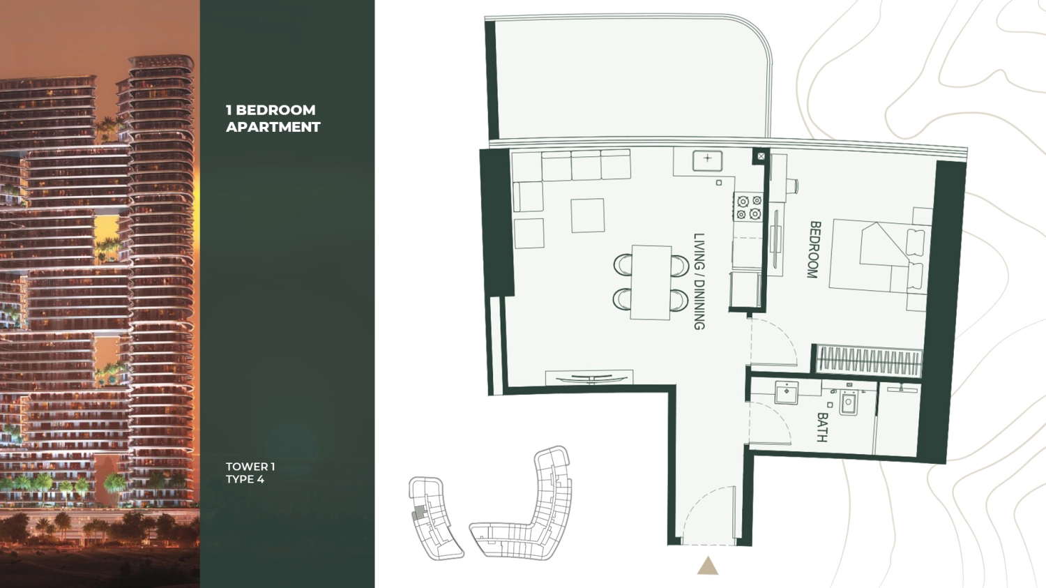1 BR - Type A